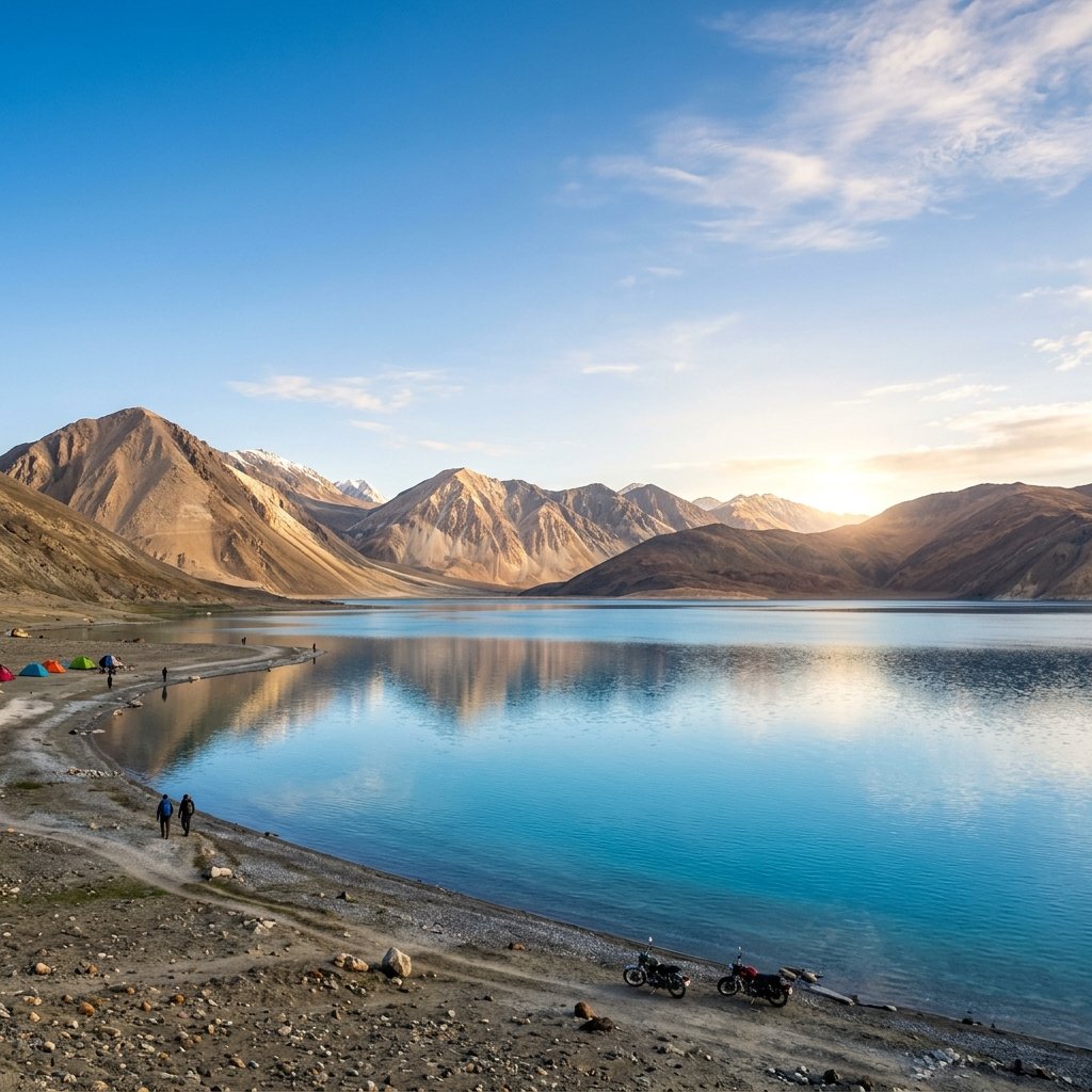 Delhi to Leh-Ladakh Tempo Traveller on Rent